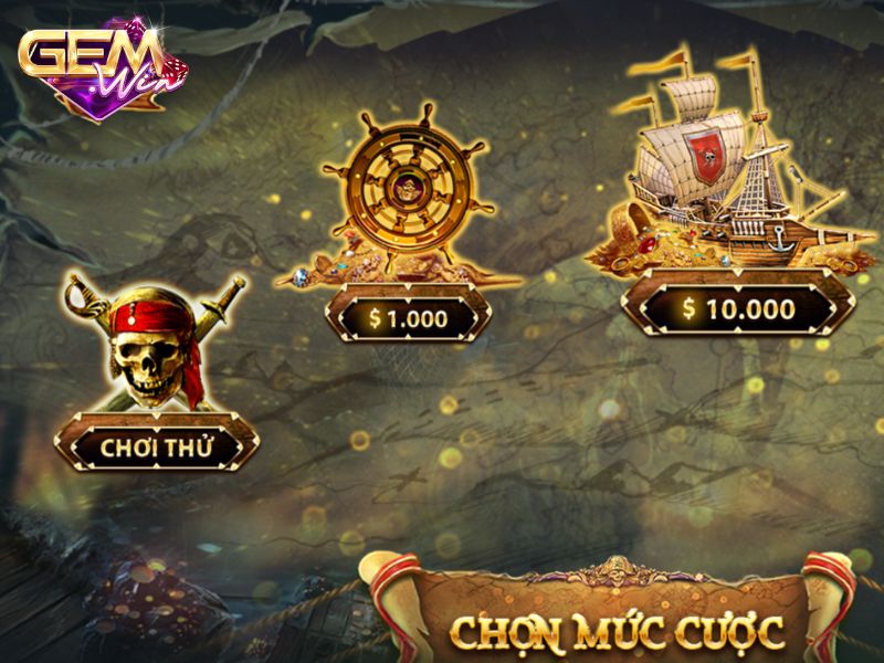 Trải nghiệm chơi ngay nổ hũ Pirate King tại Gemwin ở nhiều mức cược